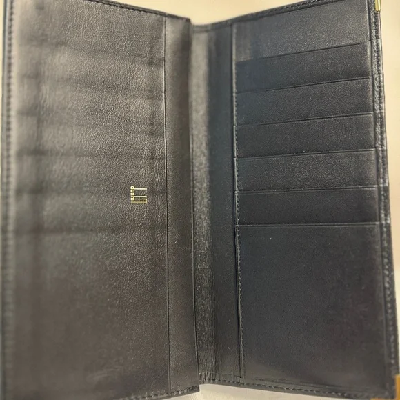 Dunhill Black Leather Wallet - UNISEX - Picture 3 of 11
